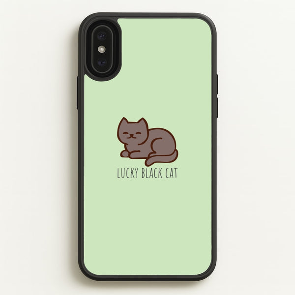 Lucky Black Cat - Cats  - Cats Phone Case for iPhone XS Max