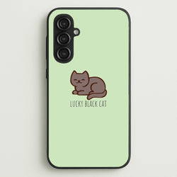 Lucky Black Cat - Cats  - Cats Phone Case for Galaxy S23FE