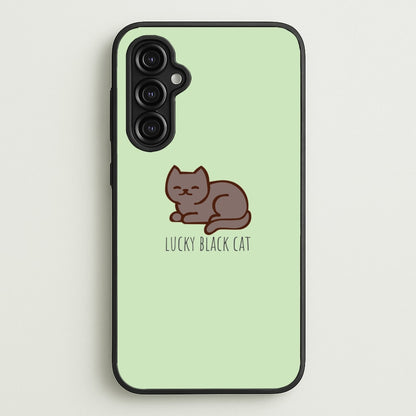 Lucky Black Cat - Cats  - Cats Phone Case for Galaxy A14