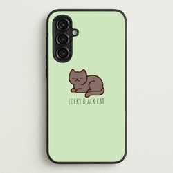 Lucky Black Cat - Cats  - Cats Phone Case for Galaxy A16