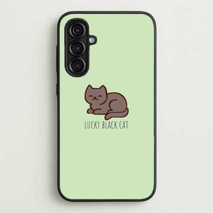 Lucky Black Cat - Cats  - Cats Phone Case for Galaxy A16
