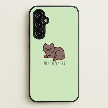 Lucky Black Cat - Cats  - Cats Phone Case for Galaxy A54
