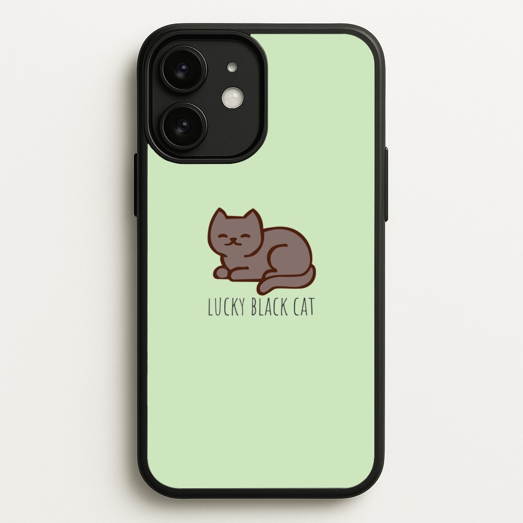 Lucky Black Cat - Cats  - Cats Phone Case for iPhone 11