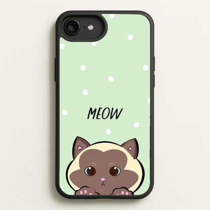 Meow Green - Cats  - Cats Phone Case for iPhone 6 Plus / 7 Plus / 8 Plus