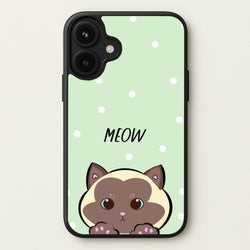 Meow Green - Cats Phone Case for iPhone 17