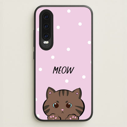 Meow Purple - Cats  - Cats Phone Case for Huawei P30