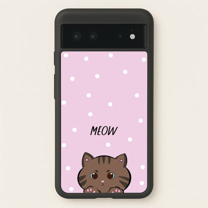 Meow Purple - Cats  - Cats Phone Case for Google Pixel 6