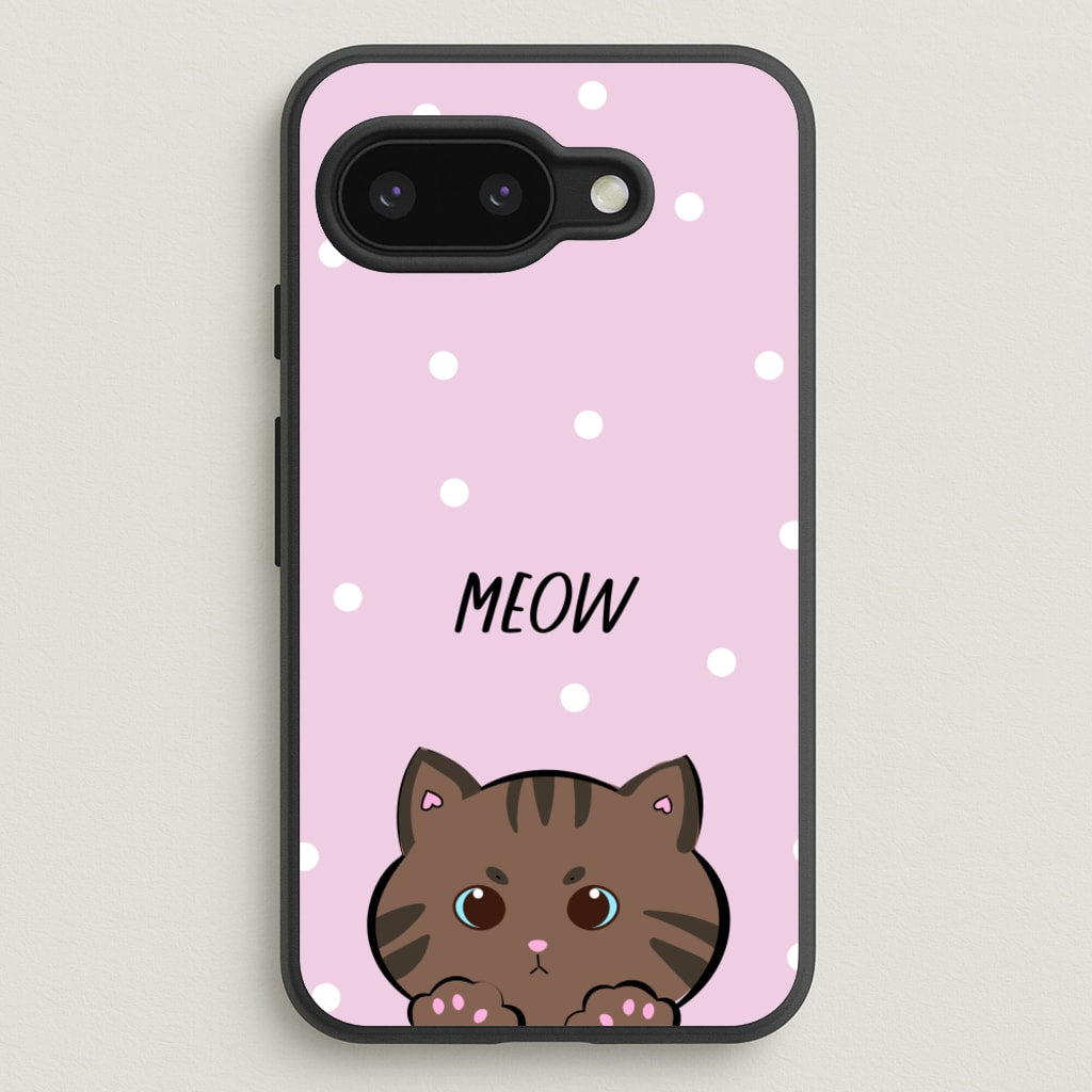 Meow Purple - Cats  - Cats Phone Case for Google Pixel 9a