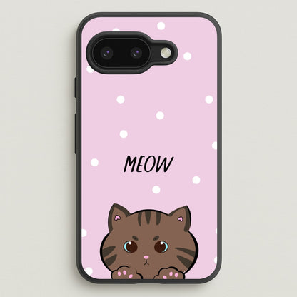 Meow Purple - Cats  - Cats Phone Case for Google Pixel 9a
