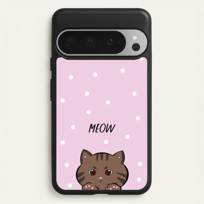 Meow Purple - Cats  - Cats Phone Case for Google Pixel 9 Pro XL