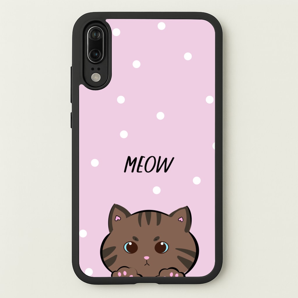 Meow Purple - Cats  - Cats Phone Case for Huawei P20