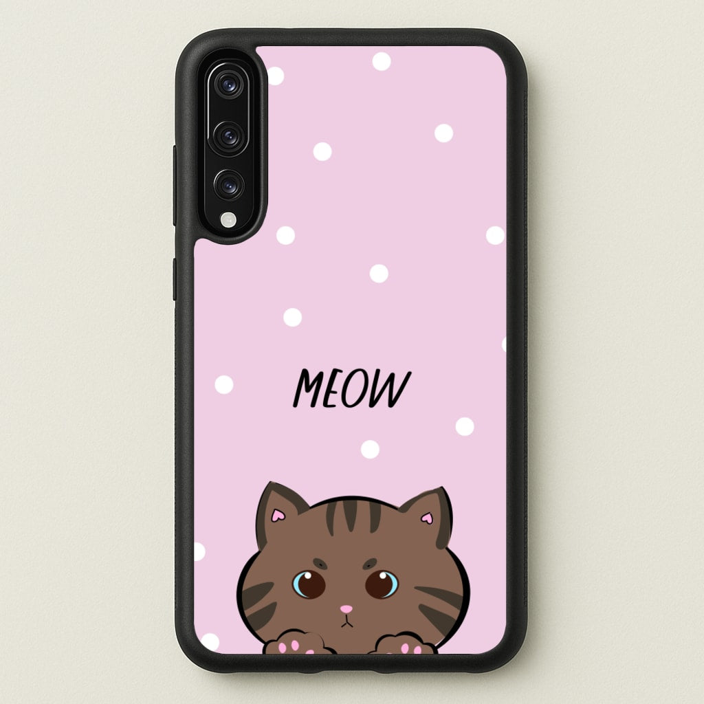 Meow Purple - Cats  - Cats Phone Case for Huawei P20 Pro