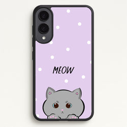 Grey Kitty - Cats  - Cats Phone Case for Galaxy S25 Edge