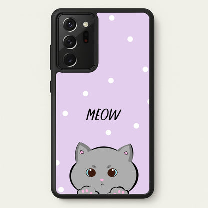 Grey Kitty - Cats  - Cats Phone Case for Galaxy Note 20 Ultra