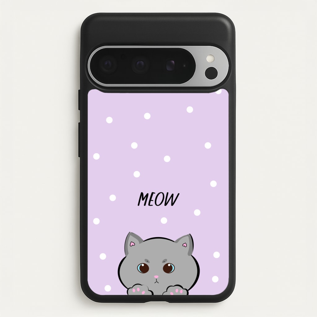 Grey Kitty - Cats  - Cats Phone Case for Google Pixel 9 Pro XL