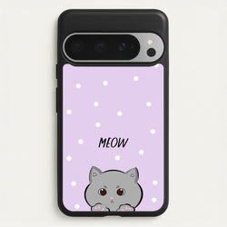 Grey Kitty - Cats  - Cats Phone Case for Google Pixel 9 Pro XL