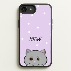 Grey Kitty - Cats  - Cats Phone Case for iPhone 6 Plus / 7 Plus / 8 Plus