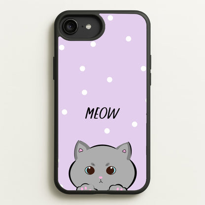 Grey Kitty - Cats  - Cats Phone Case for iPhone 6 Plus / 7 Plus / 8 Plus