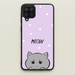 Grey Kitty - Cats  - Cats Phone Case for Galaxy A12