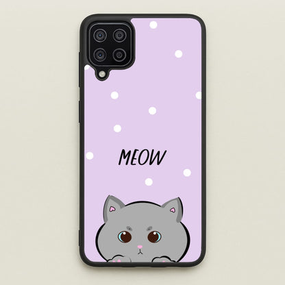 Grey Kitty - Cats  - Cats Phone Case for Galaxy A12