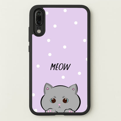 Grey Kitty - Cats  - Cats Phone Case for Huawei P20