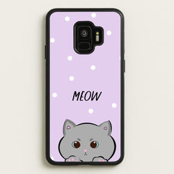 Grey Kitty - Cats  - Cats Phone Case for Galaxy S9