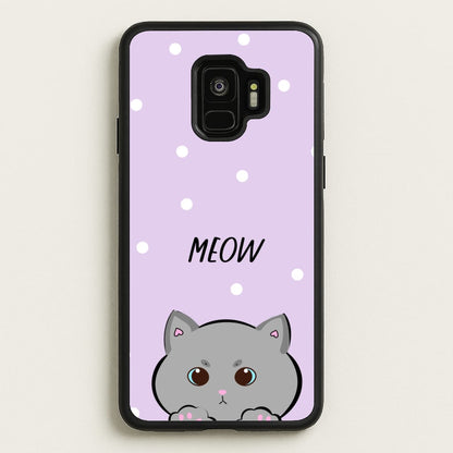 Grey Kitty - Cats  - Cats Phone Case for Galaxy S9