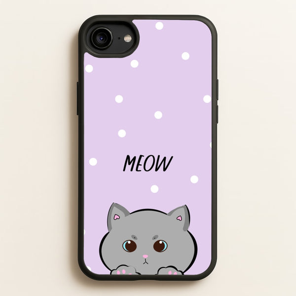 Grey Kitty - Cats  - Cats Phone Case for iPhone 6 / 7 / 8 / SE