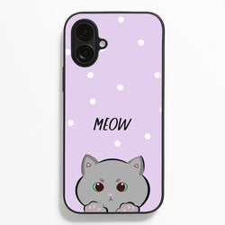 Grey Kitty - Cats  - Cats Phone Case for iPhone 16 Plus