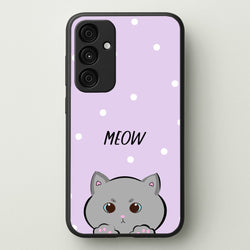Grey Kitty - Cats  - Cats Phone Case for Galaxy A55