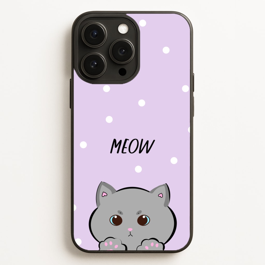 Grey Kitty - Cats  - Cats Phone Case for iPhone 12 Pro Max
