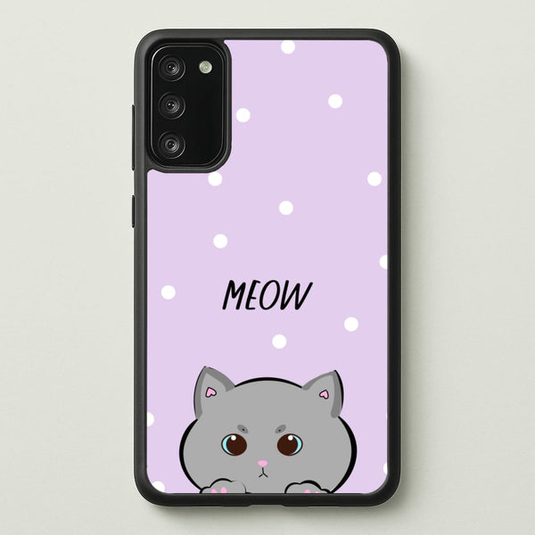 Grey Kitty - Cats  - Cats Phone Case for Galaxy S20FE