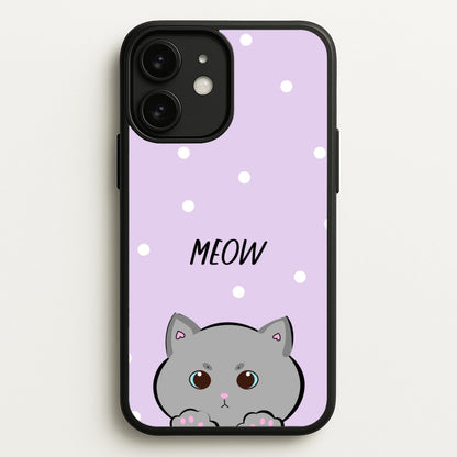 Grey Kitty - Cats  - Cats Phone Case for iPhone 11