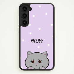 Grey Kitty - Cats  - Cats Phone Case for Galaxy S23