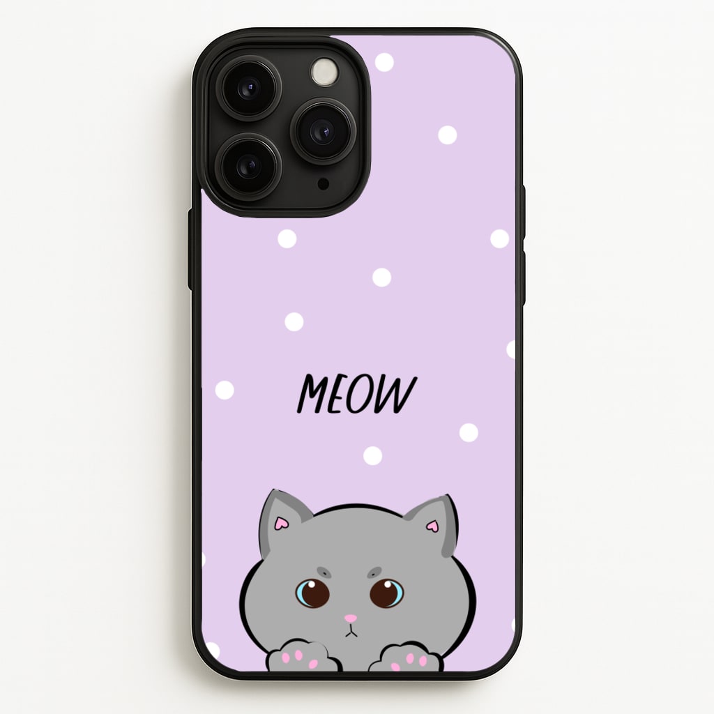 Grey Kitty - Cats  - Cats Phone Case for iPhone 11 Pro Max