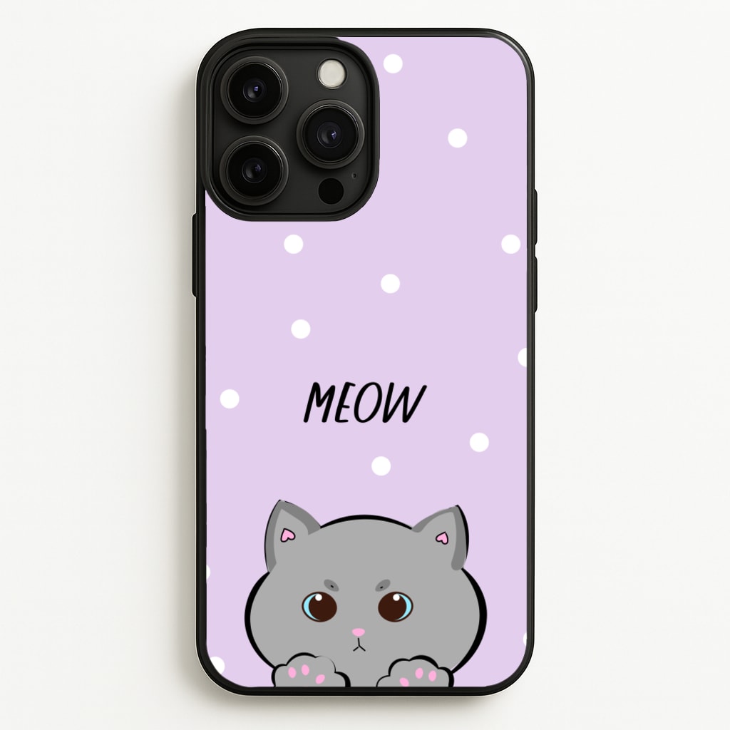 Grey Kitty - Cats  - Cats Phone Case for iPhone 13 Pro Max