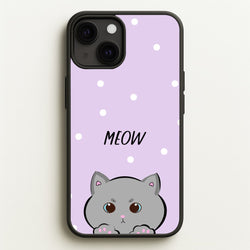 Grey Kitty - Cats  - Cats Phone Case for iPhone 13