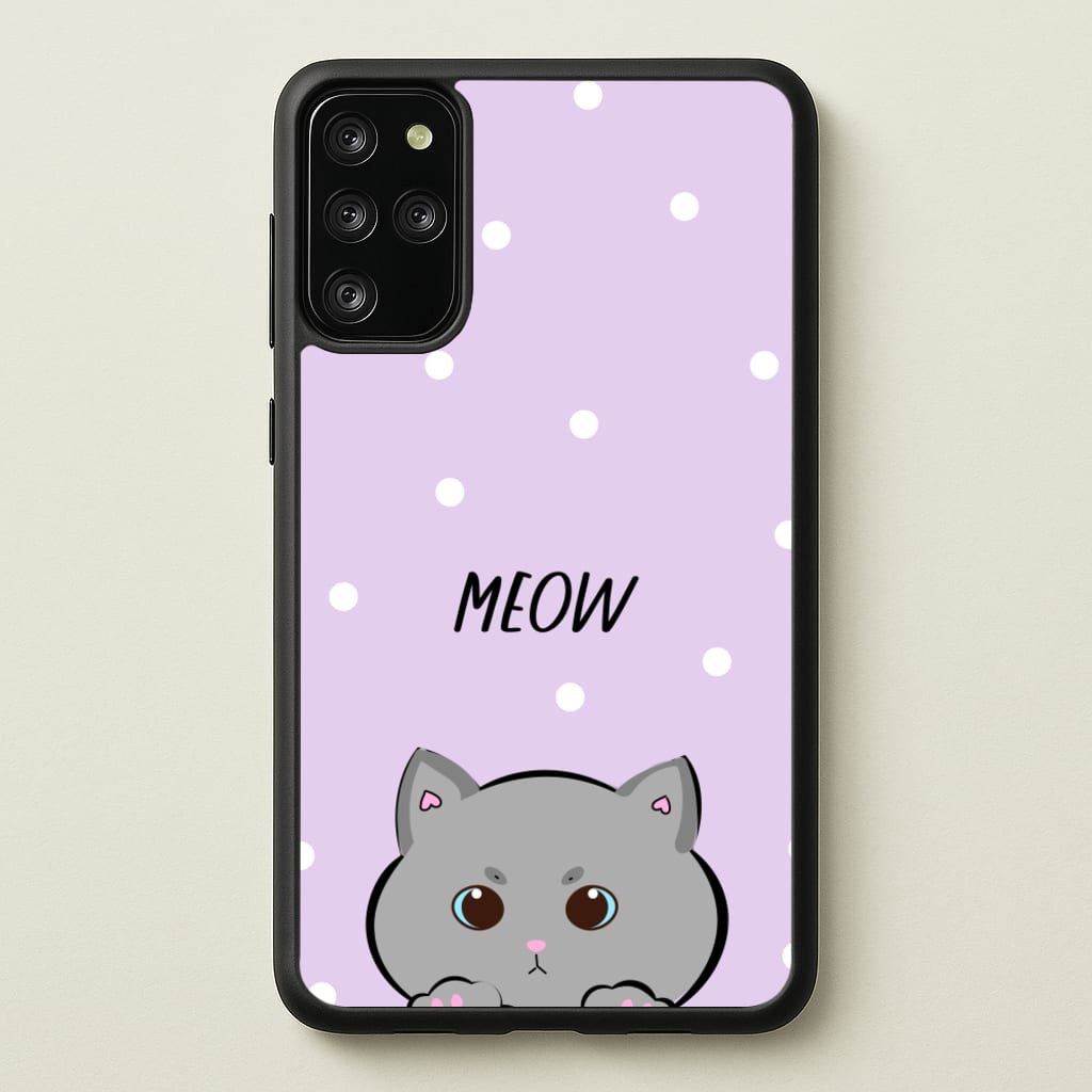 Grey Kitty - Cats  - Cats Phone Case for Galaxy S20 Plus