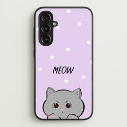 Grey Kitty - Cats  - Cats Phone Case for Galaxy A16