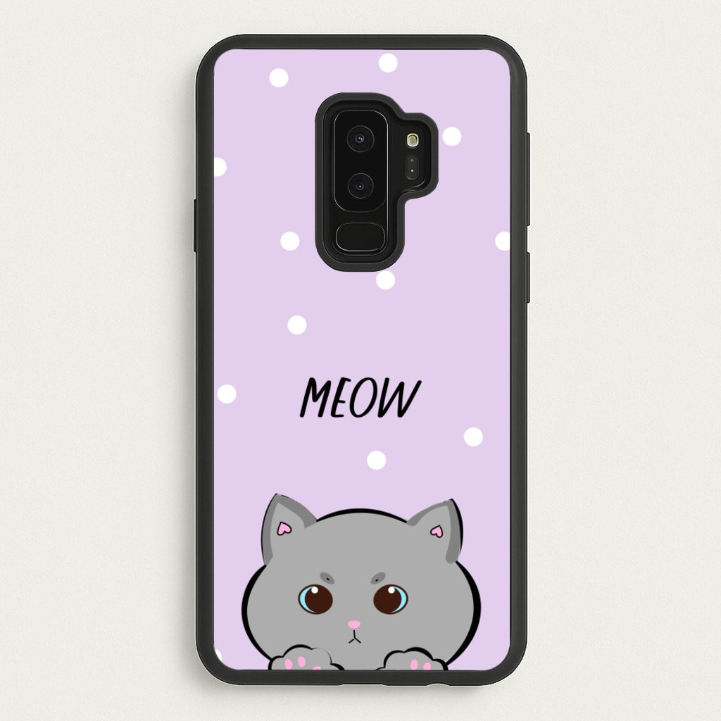 Grey Kitty - Cats  - Cats Phone Case for Galaxy S9 Plus