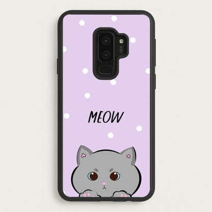 Grey Kitty - Cats  - Cats Phone Case for Galaxy S9 Plus