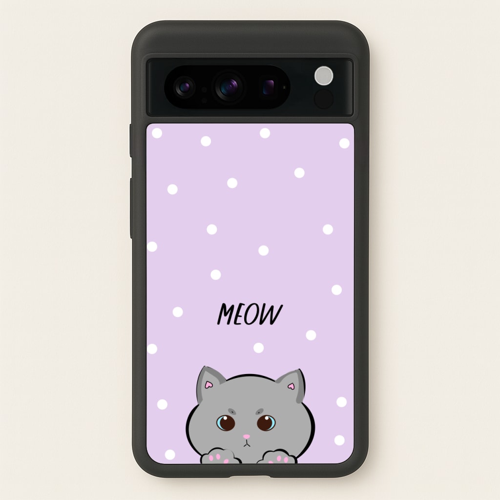 Grey Kitty - Cats  - Cats Phone Case for Google Pixel 8 Pro