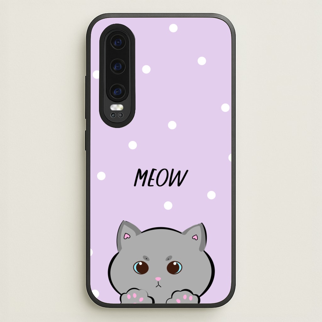 Grey Kitty - Cats  - Cats Phone Case for Huawei P30