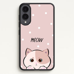 Pale Cat - Cats  - Cats Phone Case for Galaxy S25 Edge