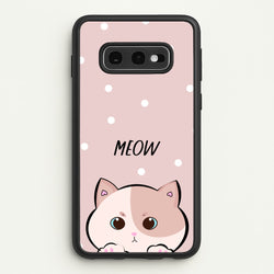 Pale Cat - Cats  - Cats Phone Case for Galaxy S10e