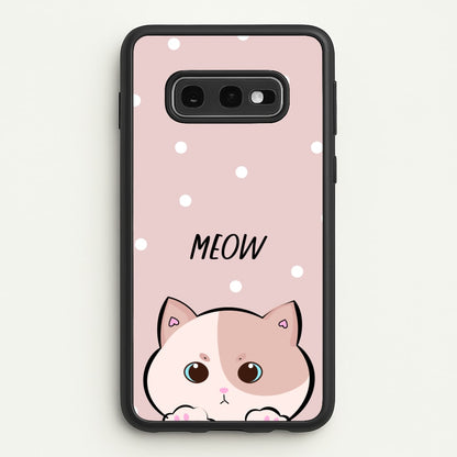 Pale Cat - Cats  - Cats Phone Case for Galaxy S10e