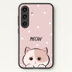 Pale Cat - Cats  - Cats Phone Case for Galaxy S25