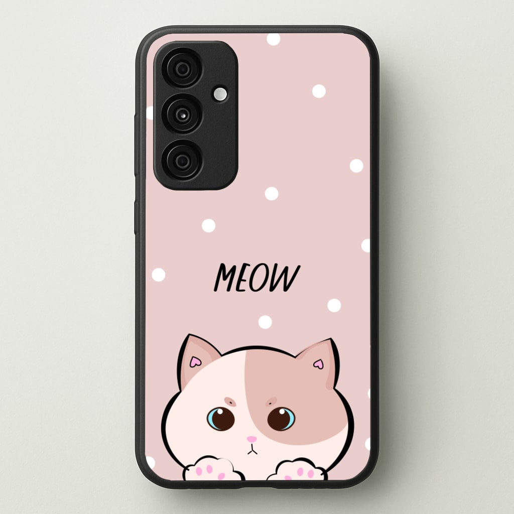 Pale Cat - Cats  - Cats Phone Case for Galaxy A55