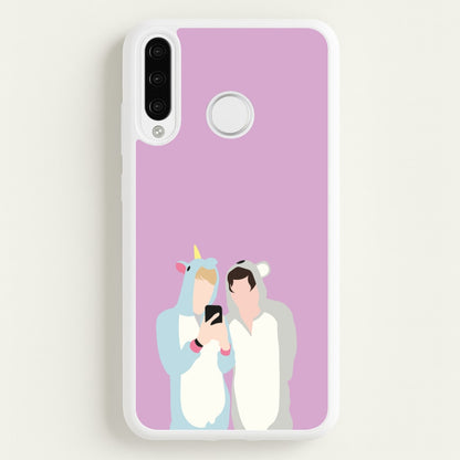 Onsies - S & C  - Sam And Colby Phone Case for Huawei P30 Lite