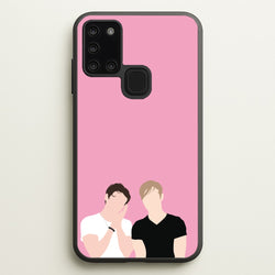 Selfie - S & C  - Sam And Colby Phone Case for Galaxy A21s